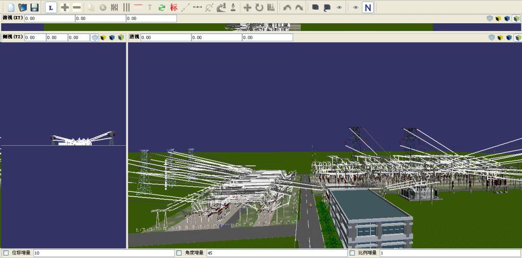 電力三維仿真系統(tǒng)圖片-山西太原變電站三維仿真系統(tǒng)場景全景圖